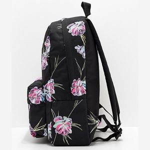 vans realm backpack satin floral